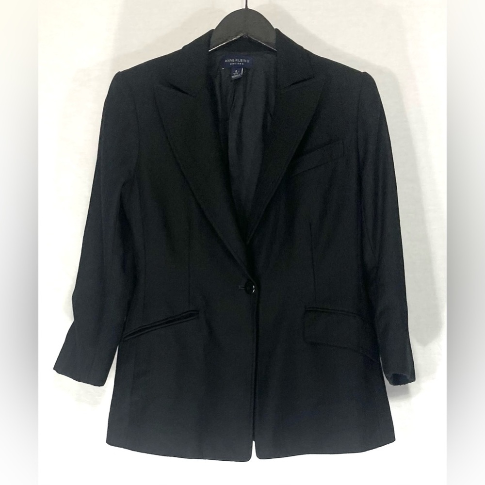 Anne Klein Classic Black Suit Jacket